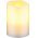 Goobay 3db/csomag feh�r val�di viaszgyertya LED 3xAAA id�z�t� t�vir�ny�t� dimmelhet�