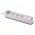 Hosszabb�t� 2m, 3 aljzat, kapcsol�s, 1db USB-A + 1db USB-C, feh�r