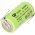 GP akkucella t�pus 75AAH - 2/3 AA - 1,2V 750mAh NiMH Z forrf�llel