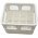 Elemtart� l�da, rekesz 1-12db mignon LR6,AA,ceruza elem, akku t�rol�s�hoz feh�r, egyedi felirattal