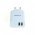 OTB h�l�zati t�lt� adapter 2db USB csatlakoz�, 2.4A, feh�r