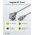Goobay 2m sz�rke 90� h�l�zati k�bel Schuko (CEE7/7 Typ E/F) -> IEC C13 3*0,75mm2