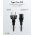 Goobay t�pk�bel 1,5m fekete 3x0,75mm2 v�d�f�ldes hybrid dug� (Typ E/F, CEE7/7) - C13 aljzat