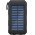 Goobay Outdoor napelemes powerbank 8000mAh 10W IP44 2xUSB-A karabiner zsebl�mpa