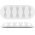 Goobay k�belrendez� szett feh�r 5db/csomag �ntapad�s elt�vol�that�
