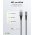 Goobay Lightning USB-A textilk�bel 1m 12W 2,4A f�m csatlakoz� MFi tan�s�tott t�lt�- �s adatk�bel