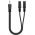 Goobay audio Y-�talak�t� k�bel 3,5mm sztereo 0,2m