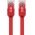 Goobay CAT6 lapos patchk�bel U/UTP 3m piros Cu RJ45
