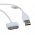 OTB USB adatk�bel kompatibilis Apple iPhone 3G/3GS/4/4S iPod feh�r