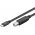 Goobay USB-C-USB-B k�bel 1m fekete 2,5W 0,5A 480Mbit/s USB2.0 - A k�szlet erej�ig