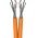 Goobay CAT 7A duplex h�l�zati k�bel S/FTP narancss�rga AWG 23/1 LSZH