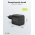 Goobay USB-C PD GaN 20W dupla gyorst�lt� fekete 1x USB-C 1x USB-A