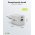 Goobay USB-C PD GaN 20W gyorst�lt� 1x USB-C 1x USB-A feh�r