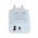 OTB k�tportos USB t�lt� USB-C+USB-A 20W USB Power Delivery feh�r