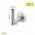 Goobay alum�nium SAT parabola falitart� erk�lykorl�t szerel�s 350mm 50mm 850mm