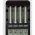 ALPHA700 gyorst�lt� LCD-kijelz�vel, 4x Sanyo HR-4UTG AAA (mikro) elemekkel egy�tt