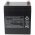 Multipower MP5.4-12B 12V 5,4Ah 6,3mm Faston akku AGM �lom-zsel�s