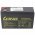 KungLong WP1224W 12V 6Ah F2 6,3mm Faston akku AGM �lom-zsel�s