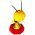 Varta Biene Maja LED �jjeli l�mpa 24cm 3xAA elemekkel