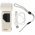 Verbatim CoolnGo AirJet k�zi ventil�tor feh�r/ez�st USB-A USB-C t�lt�k�bellel