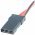Graupner JR lapos vev� akku csatlakoz�k�bel 20cm 2x0,25mm2