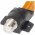 V�z�ll� SAT ablak�tvezet�s extr�m lapos 0,3mm 50cm k�bellel F-csatlakoz�-F-csatlakoz�
