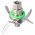 P�tk�s Vorwerk Thermomix TM5 z�ld t�m�t�ssel rozsdamentes ac�l (nem eredeti)