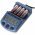 Technoline BC1000 gyorst�lt� LCD kijelz�vel akku 4x AA Mignon ceruza 2700mAh adapter t�ska NiMH NiCd