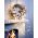 Lotti LED mikro f�nyf�z�r r�zsz�n� 100 LED melegfeh�r 10m t�vir�ny�t�s CR2025 45354