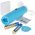 Mini k�zi ventil�tor fed�llel 2x AAA (Micro) elemmel sz�nes v�logat�s