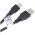 USB Type C (USB-C) - USB A (USB-A 3.0) adatk�bel 1,0m hossz� csatlakoz� fekete
