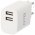 AccuCell USB t�lt�adapter 2,4A 2 portos