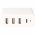 Quattro USB gyorst�lt� USB QC3.0 60,5W feh�r