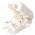Schuko v�d��rintkez�s dug� feh�r IP44 16A 250V h�z�scsillap�t�ssal