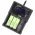 Helyettes�t� akku Panasonic NCR18650B 3.7V 3400mAh 3db/csomag �s gyorst�lt� vadkamera Li-Ion
