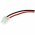 K�bel Tamiya csatlakoz�val 14cm fekete-piros