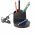 Velamp SWAN2 LED asztali l�mpa 7W 420lm 4000K �rint�kapcsol� tolltart� fekete