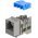 Goobay RJ45 CAT 6A UTP Slim Keystone-modul 14,5mm sz�les 29mm m�ly