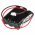 Helyettes�t� akku 3,6V 900mAh v�szvil�g�t�s 50x42x15mm 20cm k�bel JST XHP-2