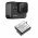 Helyettes�t� kamera akku GoPro Hero 5 AHDBT-501 900mAh 3,47Wh