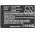 Helyettes�t� kamera akku Canon LP-E12 650mAh 4,81Wh Canon EOS 100D 7.4V