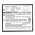 Helyettes�t� kamera akku Samsung Digimax i6 PMP SLB-0837 820mAh 3.03Wh