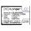 Helyettes�t� elektronikus nagy�t� akku 1700mAh/6.29Wh X-Longer