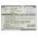 Helyettes�t� telefon akku AudioVox SMT5700 BTR5700B 1200mAh 4.44Wh