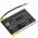 Helyettes�t� m�dialej�tsz� akku XDUOO X2 YT403040 3.7V 500mAh 1.85Wh