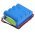 Helyettes�t� blokkol��ra akku Time Clock Acroprint ES900 580108000 2000mAh 19.2Wh