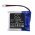 Helyettes�t� vezet�k n�lk�li f�lhallgat� akku GEB852528P 3.7V 400mAh 1.48Wh Li-ion