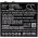 Helyettes�t� vezet�k n�lk�li f�lhallgat� akku HME BP800 Beltpack C10326 2000mAh 9.6Wh