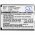 Helyettes�t� akku Ingenico IMP627 296196699 1800mAh 6.66Wh 3.7V