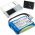 Helyettes�t� orvosi eszk�z akku orvosi BeneHeart R3 LI13S001A 3400mAh 37.74Wh Li-Ion